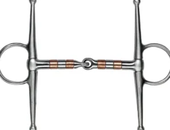 FEELING Knebeltrense aus satiniertem Edelstahl mit Rollen