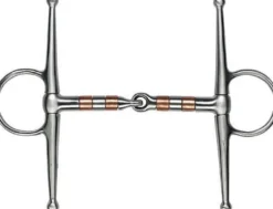 FEELING Knebeltrense aus satiniertem Edelstahl mit Rollen