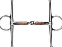 FEELING Knebeltrense aus satiniertem Edelstahl mit Rollen