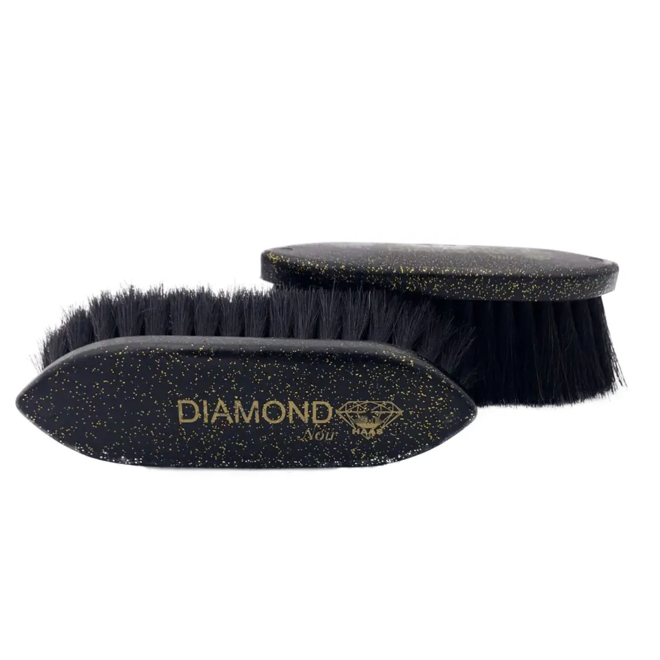 HAAS Fellbürste Diamond Noir, klein, 5 cm