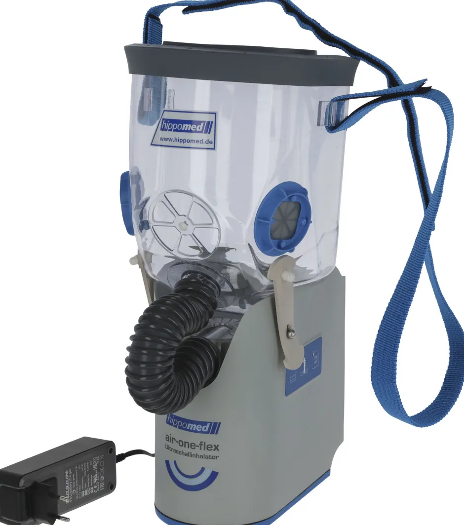 HIPPOMED Akku-Ultraschall-Inhalator für Pferde AirOne Flex