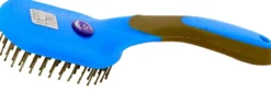 HIPPOTONIC „Antimicrobien“ Mähnenbürste, Rücken 230 X 70 mm, blau/grau