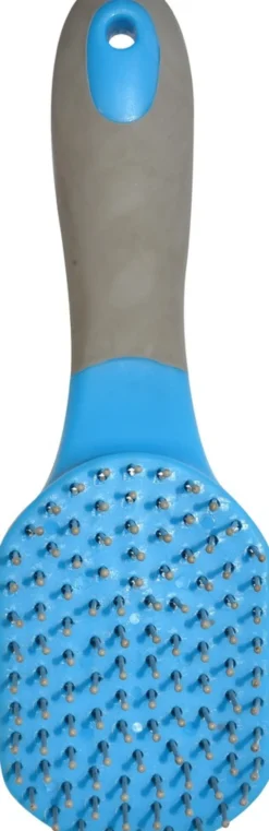 HIPPOTONIC „Antimicrobien“ Mähnenbürste, Rücken 230 X 70 mm, blau/grau