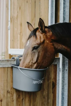 HIPPOTONIC Futtertrog mit Haken und Griff