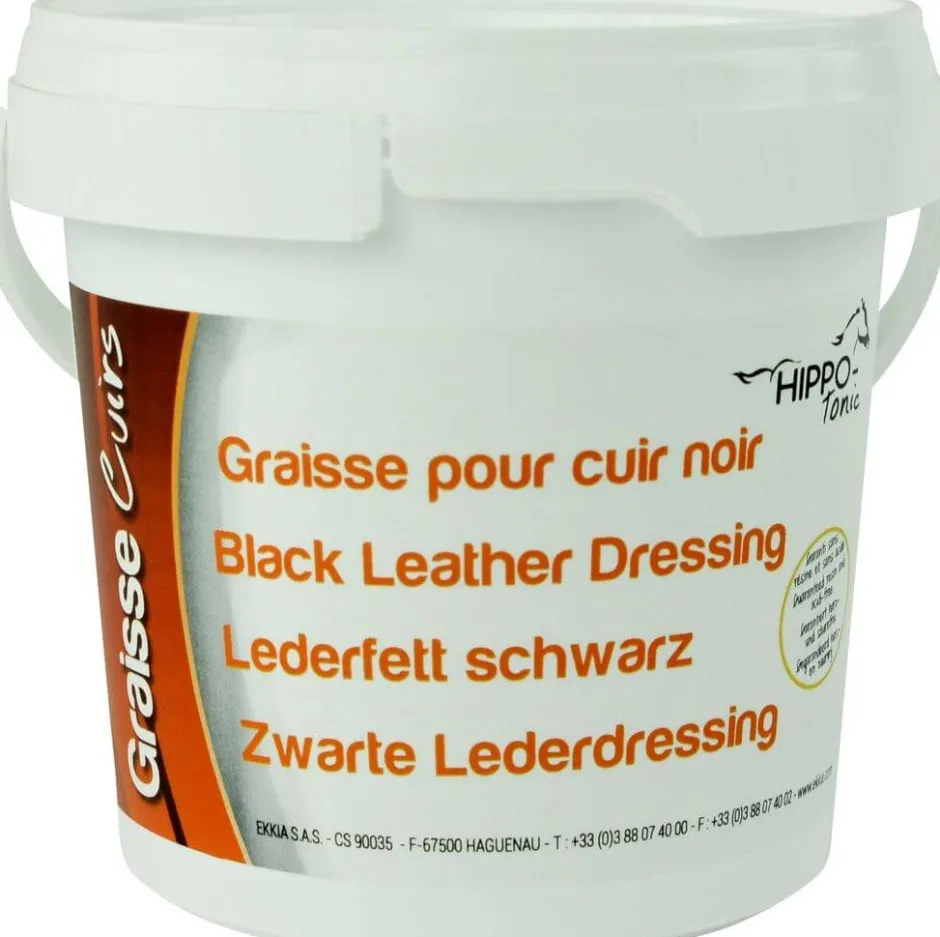 HIPPOTONIC Lederfett, 500 ml Topf, schwarz