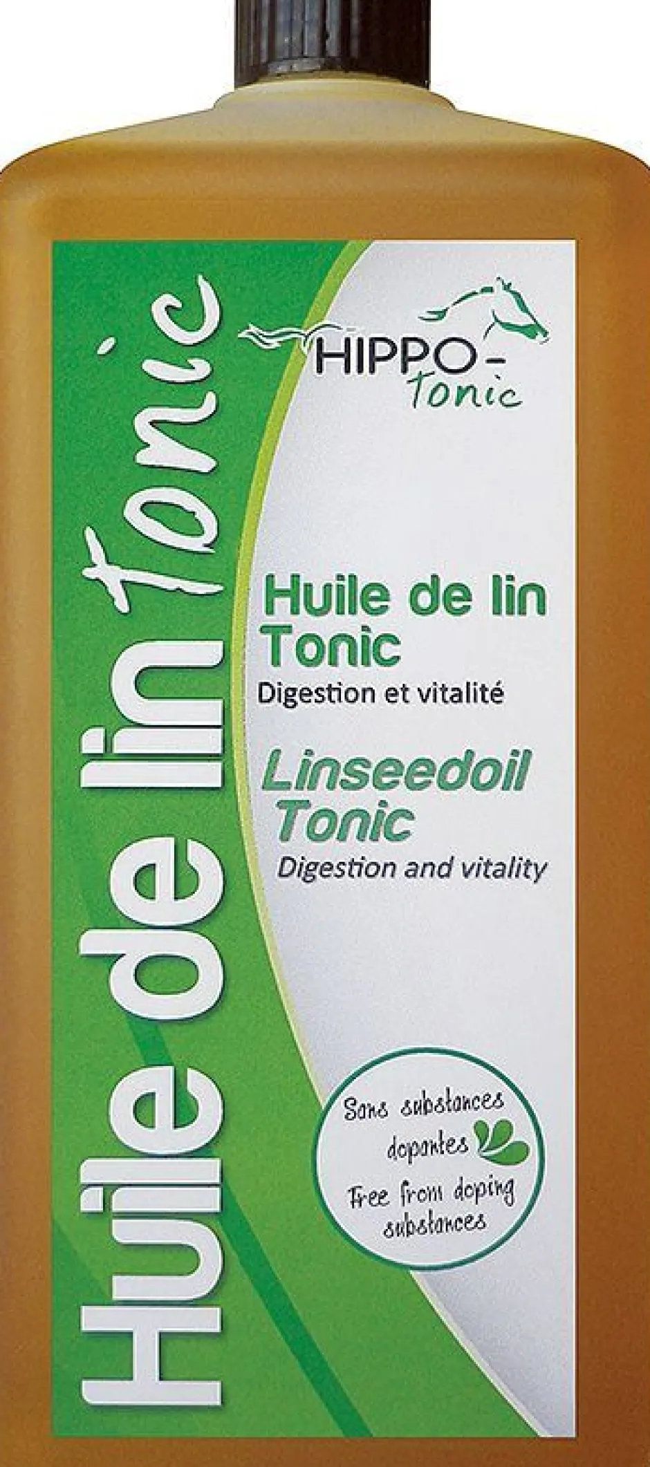 HIPPOTONIC Leinöl Tonic, 1 L Flasche