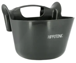 HIPPOTONIC Tragbarer Futtertrog zum Einhängen.