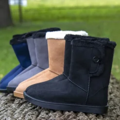 HKM Allwetterstiefel -Davos Button Fur-