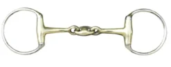 HKM Doppelt gebr.Olivenkopfgebiss 18 mm aus Argentan