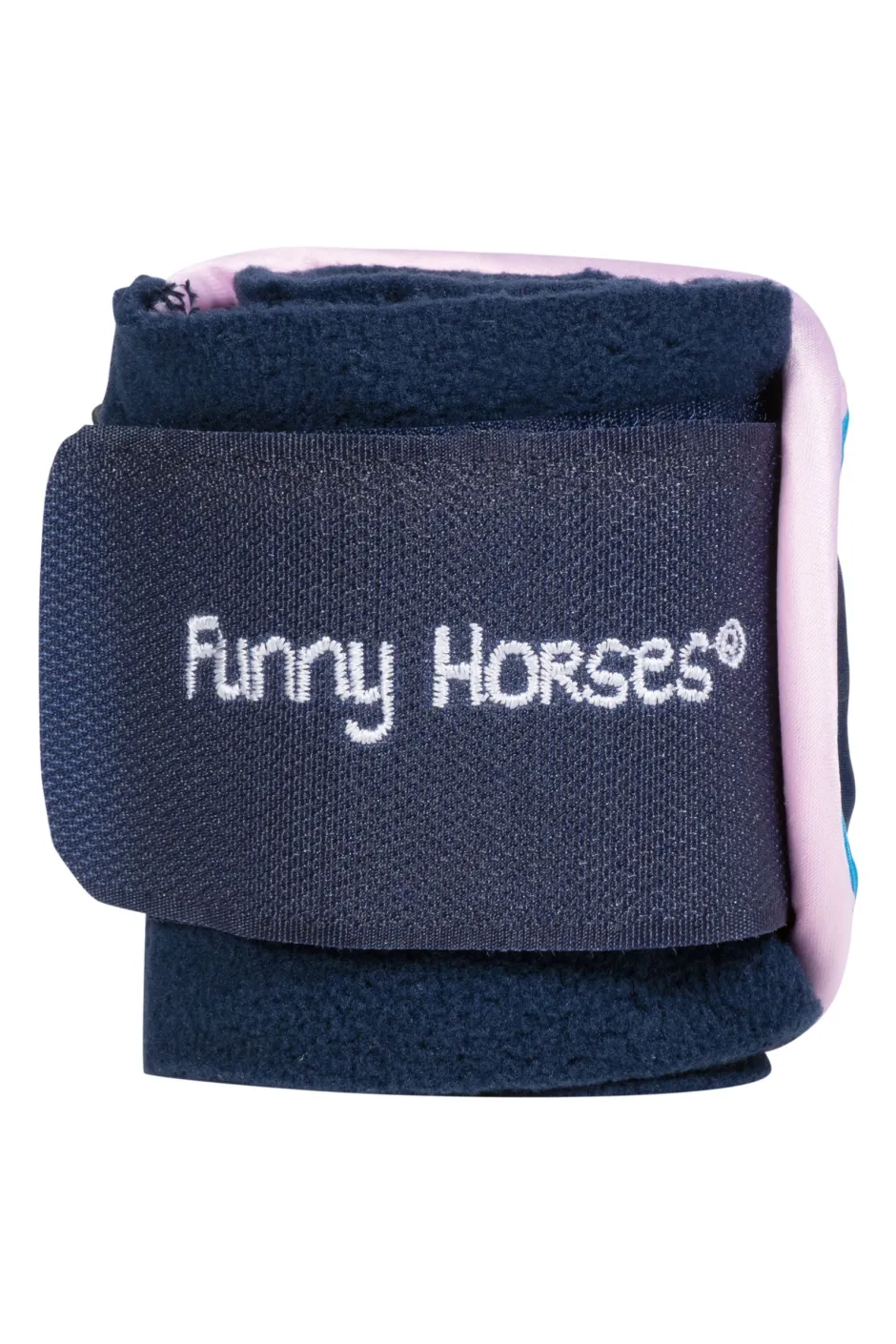 HKM Fleecebandagen -Funny Horses Hearts-