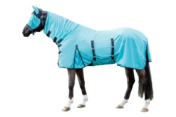HKM Fliegendecke mit Halsteil -Aqua-