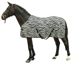 HKM Fliegendecke -Zebra- mit Kreuzgurt