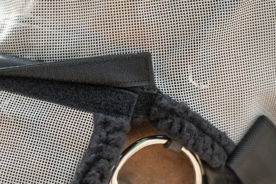 HKM Fliegenschutzmaske mit Nüsternschutz zum Abkletten
