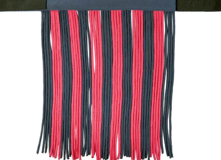 HKM Halfter mit Strick Karabiner & Fliegenfransen