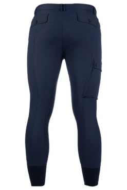 HKM Herren-Reithose -Cargo- Silikon-Kniebesatz