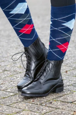 HKM Jodhpurstiefel mit Schnürsenkel/Reißverschluss -Profi-