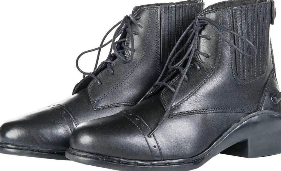 HKM Jodhpurstiefel mit Schnürsenkel/Reißverschluss -Profi-