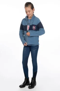 HKM KIDS Reithose -Aymee Denim- Silikon-Kniebesatz
