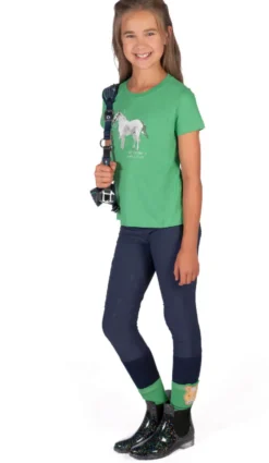 HKM KIDS Reithose -Maui- Silikon-Vollbesatz