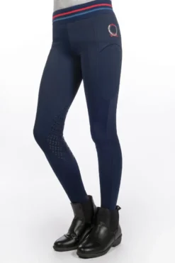 HKM KIDS Reitleggings -Aymee- Silikon-Kniebesatz