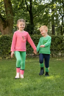 HKM KIDS Reitleggings -Maui- Silikon-Vollbesatz