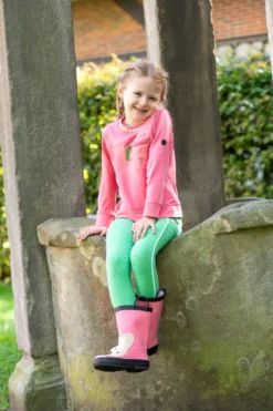 HKM KIDS Reitleggings -Maui- Silikon-Vollbesatz