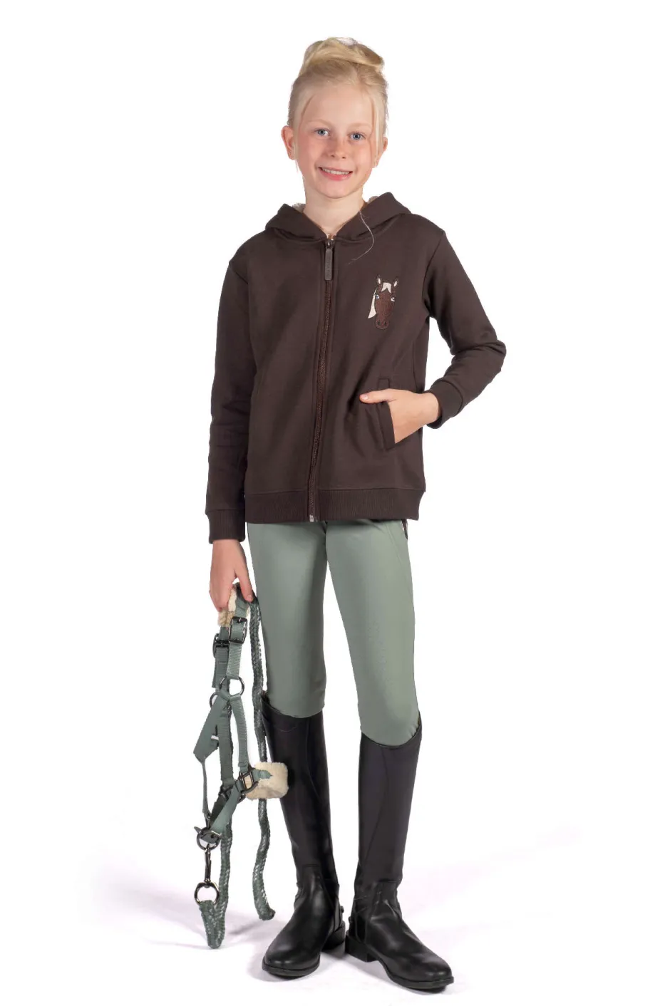 HKM Kids Reitleggings -Mia- Silikon-Vollbesatz