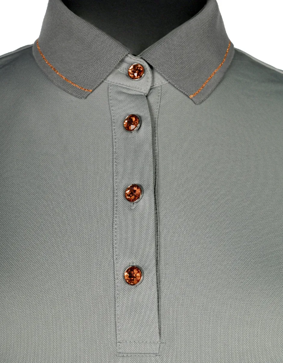 HKM Poloshirt -Rosegold Glamour- Style