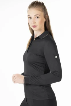 HKM Poloshirt -Rosegold Glamour- Style, Langarm