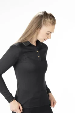 HKM Poloshirt -Rosegold Glamour- Style, Langarm