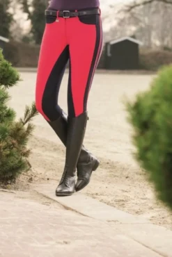 HKM PRO-TEAM Reithose -Boston- Dreiviertel Alos Besatz