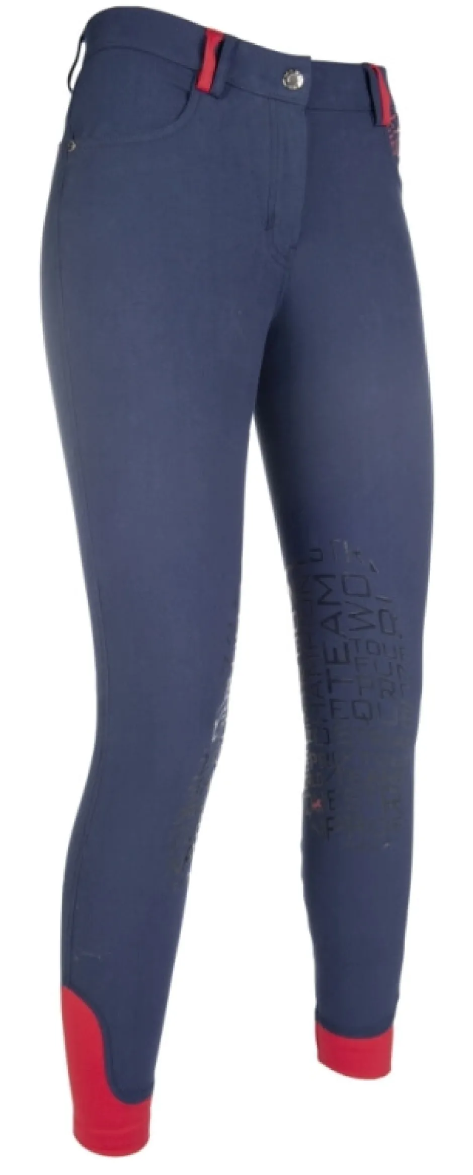 HKM PRO-TEAM Reithose -County- Print Silikon-Kniebesatz