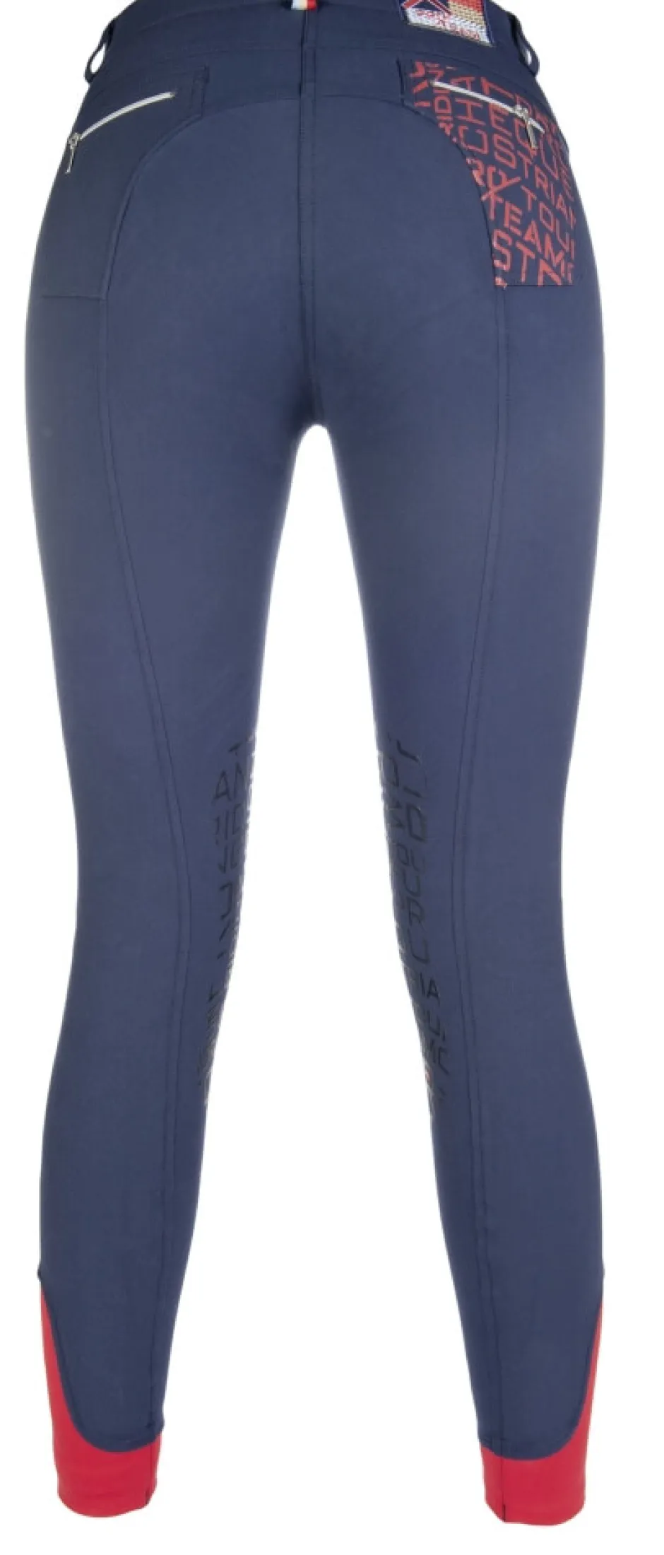HKM PRO-TEAM Reithose -County- Print Silikon-Kniebesatz