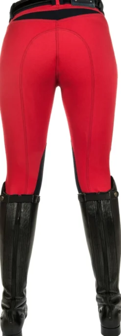 HKM PRO-TEAM Reithose -Dynamic contrast- Alos Kniebesatz