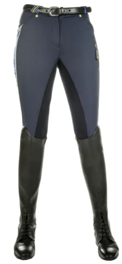 HKM PRO-TEAM Reithose -Flash- Dreiviertel Alos Besatz