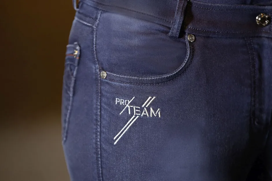 HKM PRO-TEAM Reithose -Hickstead Jeggings- Silikon-Vollbesatz