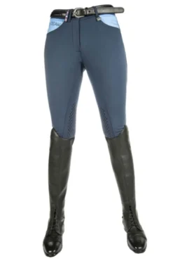HKM PRO-TEAM Reithose -International- Silikon Kniebesatz