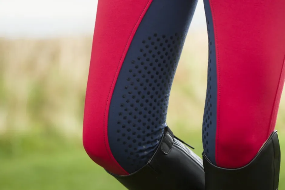 HKM PRO-TEAM Reithose -International- Silikon Kniebesatz