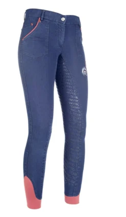HKM PRO-TEAM Reithose -Performance Jeggings- Silikon-Vollbesatz