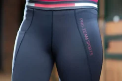 HKM PRO-TEAM Reitleggings -Active 19- Silikon-Kniebesatz