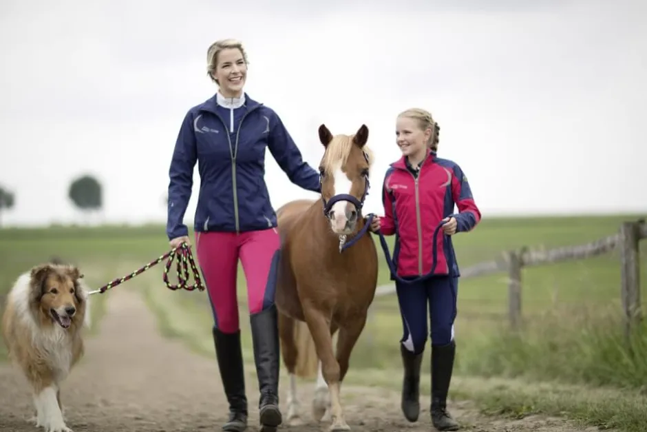 HKM PRO-TEAM Softshelljacke -Neon Sports-