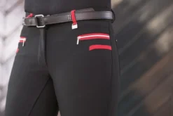 HKM PRO-TEAM Softshellreithose -Boston- mit Silikon-Kniedruck