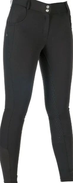 HKM Reithose -Ari Mid Rise- Silikon-Vollbesatz