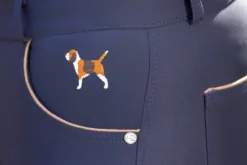 HKM Reithose -Beagle- Silikon-Kniebesatz