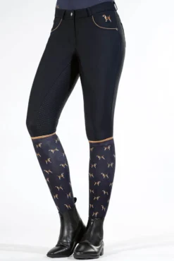 HKM Reithose -Beagle- Silikon-Vollbesatz