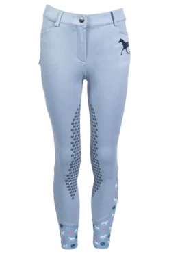 HKM Reithose -Bria- Silikon-Kniebesatz