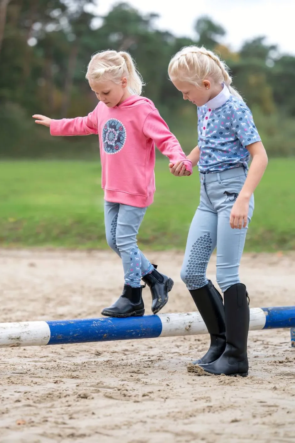 HKM Reithose -Bria- Silikon-Kniebesatz
