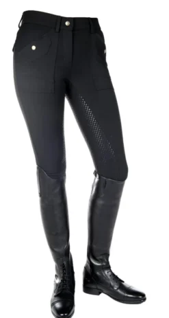 HKM Reithose -Cargo- Silikon Vollbesatz