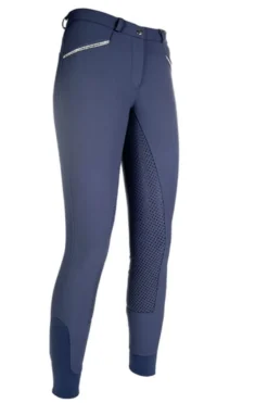 HKM Reithose -Crystal- Silikon Vollbesatz