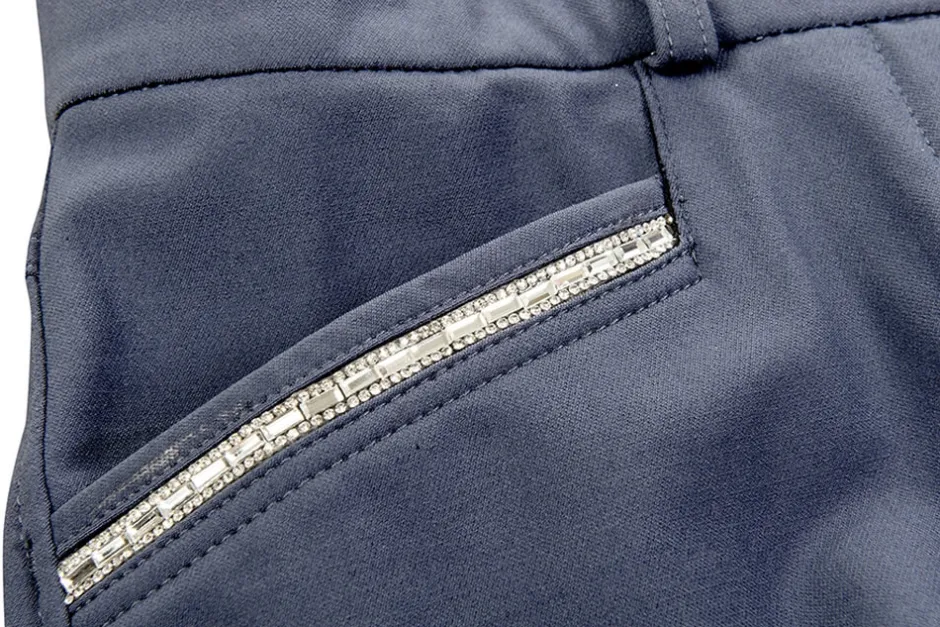 HKM Reithose -Crystal- Silikon Vollbesatz